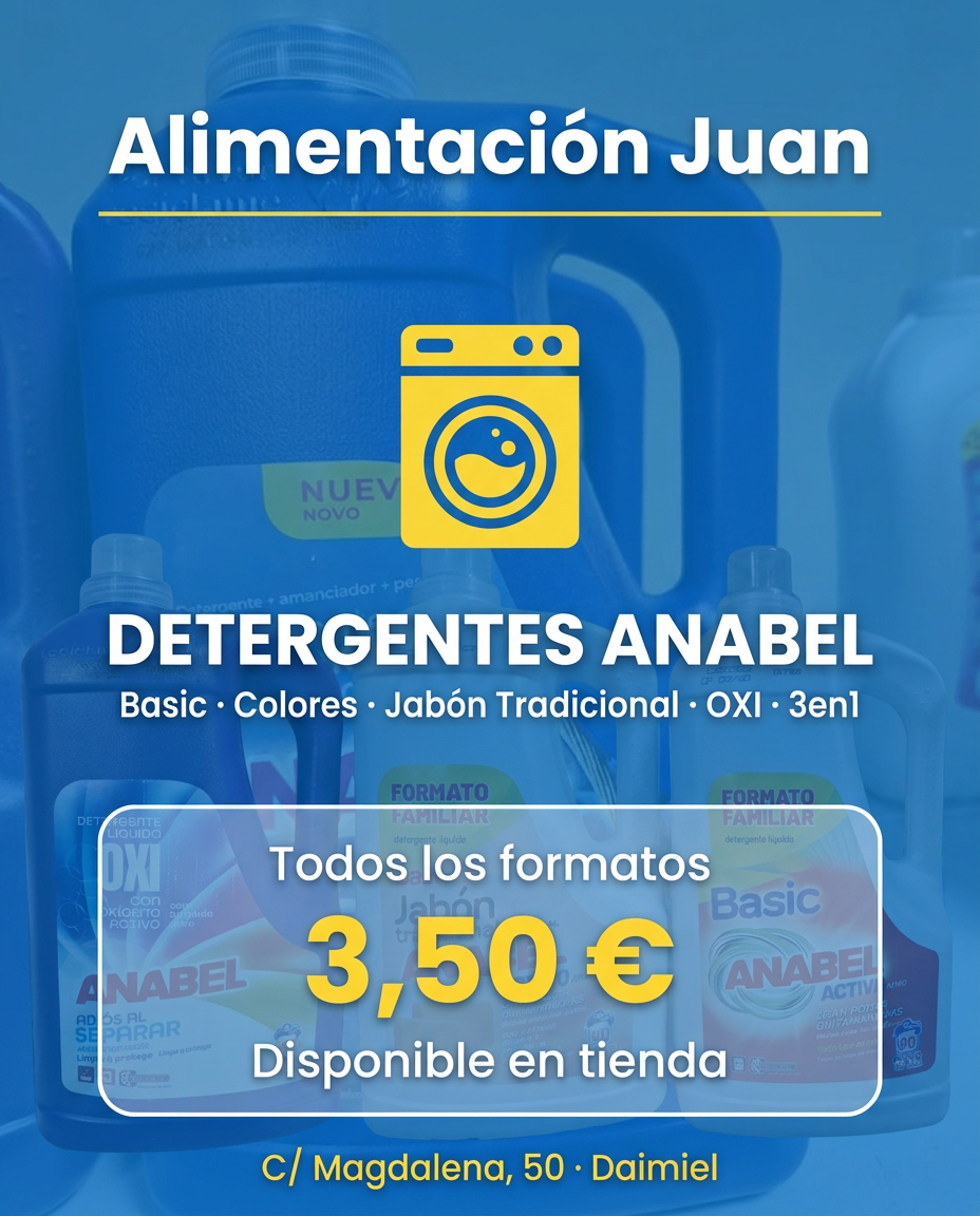 Detergentes Anabel Alimentación Juan Daimiel